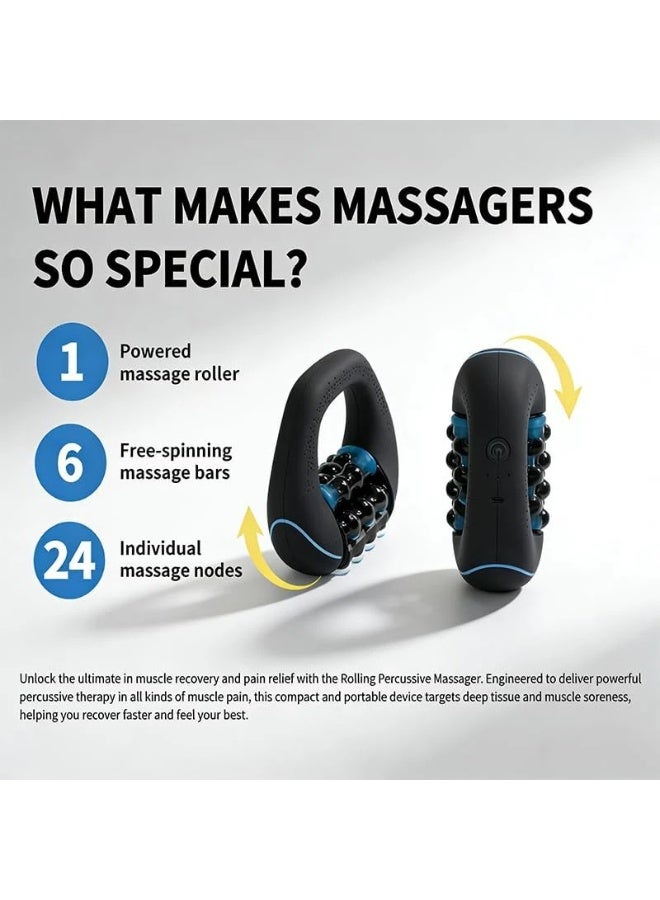 zoba Rotating massager for massaging and relaxing neck, shoulder, and body muscles - Image 3